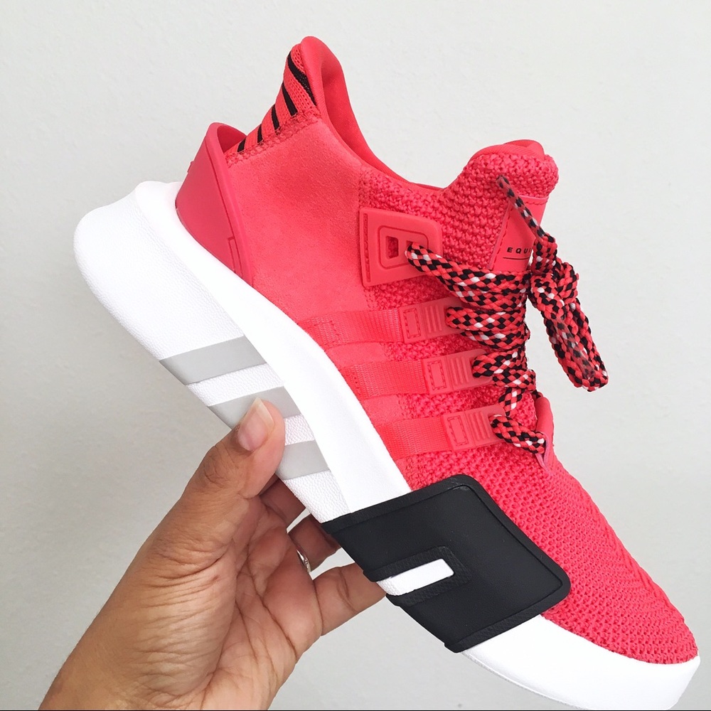 Adidas Originals EQT Bask Adv Red Women Size 7 - Picture 6 of 7